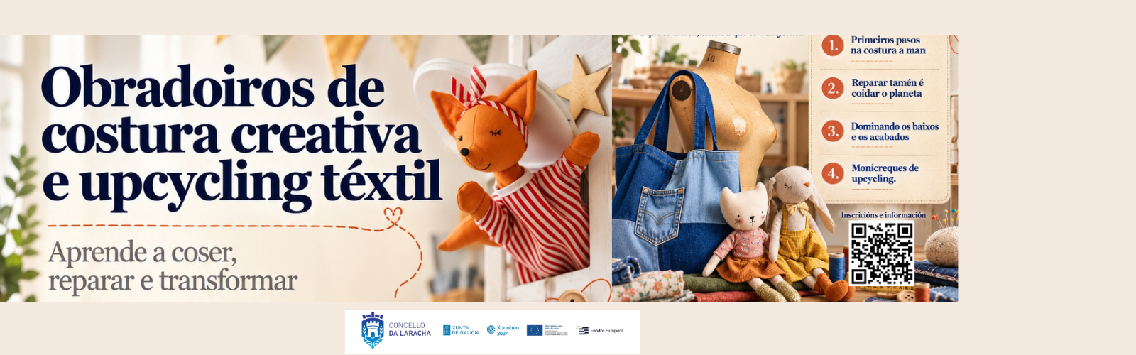 OBRADOIRO DE COSTURA CREATIVA E UPCYCLING TÉXTIL